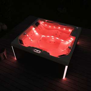 Bañera de hidromasaje de lujo con LED para 6 personas, jjacuzzi de alta calidad, bañera de hidromasaje para exteriores, hidromasaje de burbujas de masaje independiente - Product Image 3