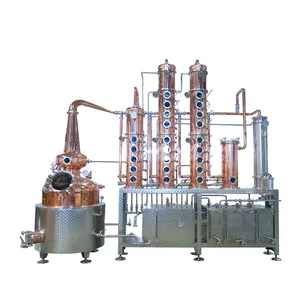 Leno Price Stiller Alembic Whisky Gin Vodka Distill Boiler Copper Still Reflux Column Distillation Liquor Distillery Equipment