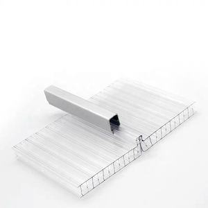 Alto aislamiento térmico 8mm 10mm 20mm 25mm Danpal Compact U Lock Sistema <span class=keywords><strong>de</strong></span> láminas <span class=keywords><strong>de</strong></span> <span class=keywords><strong>policarbonato</strong></span> para tableros publicitarios - Product Image 1