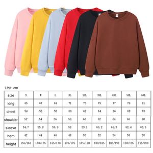 Sweat-shirt à col rond épais en coton, coupe oversize, avec impression sérigraphiée, sans marque, doux et résistant, idéal pour l'emballage de vêtements. - Product Image 6