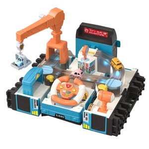 Nouveau jouet éducatif multifonction déformation bus simulation de conduite voiture fente jouet aventure pistes enfants transformant bus jouets - Product Image 1