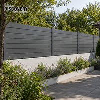 Panneaux de clôture en aluminium à lattes, revêtement poudré, pour jardin extérieur, écran d'intimité, clôture extérieure résidentielle