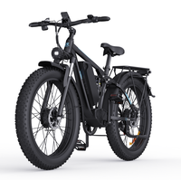 Motor de bicicleta eléctrica de montaña de 48V y 2000W, suspensión de motor eléctrico, bicicletas eléctricas dedicadas, batería de litio electrónica, conducción todoterreno