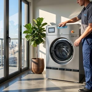Commercial Laundry Washing Equipment Washing Machine with Dryer