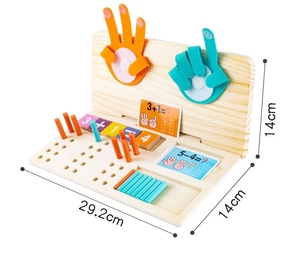 3 4 5+ Year Preschooler Early Skills Learning Game Finger Math Addition Subtraction Toys for Kids - Product Image 6