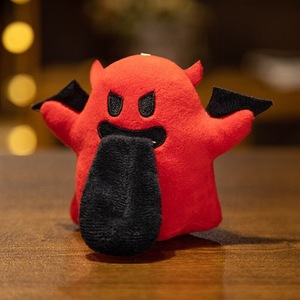 Sac à dos en peluche ange fantôme d'Halloween mignon, porte-clés, technique lavée, cadeau anti-stress pour enfants - Product Image 5