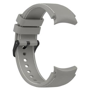 Pour <span class=keywords><strong>Samsung</strong></span> <span class=keywords><strong>Galaxy</strong></span> Watch 5 40 44mm/<span class=keywords><strong>Watch5</strong></span> <span class=keywords><strong>Pro</strong></span> <span class=keywords><strong>45mm</strong></span> Bracelet intelligent pour montre 4 motif en cuir Bracelet en Silicone sans espace - Product Image 5