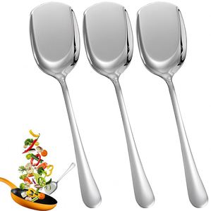 Espátula de Acero Inoxidable para Pizza, Cuchara para Servir Arroz, Espátula de Cocina Reforzada para Restaurante y Hogar - Product Image 1