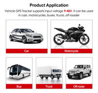 Traceur GPS 4G avec coupure à distance du carburant et de l'alimentation, dispositif de suivi GPS 4G pour voiture et moto