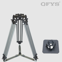 QFYS-parça tekerlek kamera dolly video aksesuarları ve profesyonel seviye kamera tripodu
