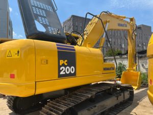 รถขุดโคมัตสึ PC200 มือสอง สภาพดี ปั๊มไฮดรอลิกเดิม ไม่มีรั่วซึมน้ำมัน ราคาถูก เครื่องจักรก่อสร้าง - Product Image 5