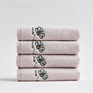 Bán Buôn 100% Bông Nhỏ Vuông Thêu Mặt Khăn Cho Trẻ Em Mô Hình Động Vật <span class=keywords><strong>Twistless</strong></span> Thiết Kế Cho Phòng Tắm Sử Dụng - Product Image 6