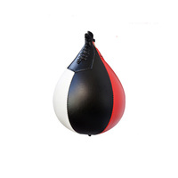 Ballon de vitesse de boxe suspendu, type domestique, gonflable, en PU, ballon d'entraînement de réaction, ballon élastique en forme de poire, ballon anti-stress