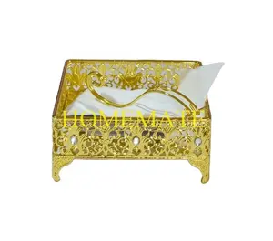 Metal crafts restaurant dedicated napkin holder household suppliers tissue box