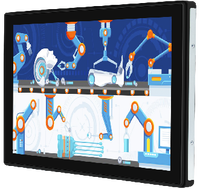 Moniteur d'affichage à écran tactile capacitif à cadre ouvert LCD interactif mural de 17 pouces à 10 points de contact