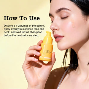 Suero Facial Hidratante con Vitamina C, E y Ácido Ferúlico, Aclara Manchas Oscuras, Suaviza la Textura de la Piel, Ilumina, Venta al por Mayor - Product Image 5