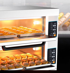 <span class=keywords><strong>Four</strong></span> à pâtisserie électrique portable commercial à grande capacité 220V, commande manuelle pour la cuisson du pain, des gâteaux et des pizzas - Product Image 5