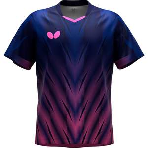 For Fraser Moisture-Wicking Quick-Drying Stretch Polyester/Nylon <b>Table</b> <b>Tennis</b> Game Shirt JTTA Certified OEM 47170 Unisex - Product Image 1
