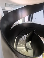 Escalier en acier rotatif décoratif |   Escaliers en spirale en acier peu encombrants pour villas et lofts