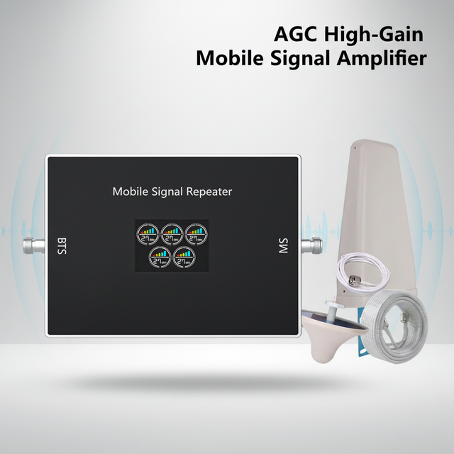 Five Band signal booster 800/900/1800/2100/2600Mhz 2G 3G 4G 5G signal repeater amplifier