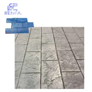 New Design Concrete Cement Decorative stamp pattern Molds Liquid Silicone for stamped concrete printing Molds