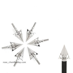 Flechas <span class=keywords><strong>Vitus</strong></span> Bow125gr para Caza, Puntas de Flecha Plateadas, Nuevo Diseño, Alta Precisión, Buena Resistencia a la Corrosión, Resistentes para Caza - Product Image 1