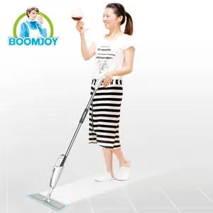 Spray Mop Wider Aluminum Plate Microfiber Pad All Kinds Floor Cleaning Scraper Remove Hair