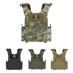 เสื้อกั๊กยุทธวิธีแบบปรับได้พร้อมระบบปลดเร็ว ผลิตจากไนลอน 500D เสื้อกั๊กอเนกประสงค์สำหรับกิจกรรมกลางแจ้ง ระบบโมลล์ สำหรับฝึกซ้อม CS พร้อมช่องใส่แผ่นกันกระสุน - Product Image 4