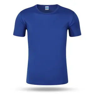 Camiseta de alta calidad de fábrica, camiseta de secado rápido, Unicolor, venta al por mayor, disponible