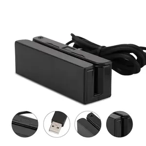 Lecteur de carte de point de vente magnétique à 3 pistes de taille mini prix d'usine pour le traitement sécurisé des paiements - Product Image 5