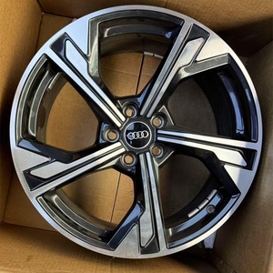 Jantes forgées 18-21 pouces à cinq rayons Gunmetal Gloss Face 5x112 66.6mm pour <span class=keywords><strong>Audi</strong></span> RS3 RS5 <span class=keywords><strong>RS6</strong></span> RS7 A3 A4 A5 A6 A7 A8 En stock - Product Image 5