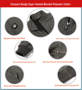 <span class=keywords><strong>Veste</strong></span> de travail épaisse et chaude pour hommes, équipement de sécurité, supérieure, pour moto, hiver, - Product Image 6