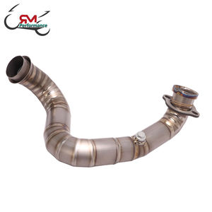 Pour <span class=keywords><strong>KTM</strong></span> <span class=keywords><strong>DUKE</strong></span> <span class=keywords><strong>690</strong></span> KTM690 2012 - 2017 <span class=keywords><strong>2018</strong></span> Moto Échappement Modifier Évasion Moto Vélo Tube Silencieux Titane Alliage Avant Lien Tuyau - Product Image 3