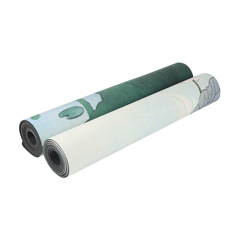 l'environnement Impression Personnalisée Pe 3Mm Nbr Chanvre Latex Naturel Daim Portable Poignée Flottante Tapis de Yoga