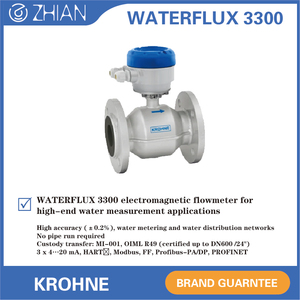 เครื่องวัดอัตราการไหลน้ำ KROHNE WATERFLUX 3300 ระดับไฮเอนด์ สำหรับการวัดน้ำ ราคาโรงงาน พร้อมบริการ OEM - Product Image 1