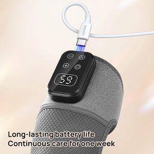 Masseur pour le <span class=keywords><strong>genou</strong></span> avec 6 fonctions de chaleur et 5 de vibration, coussin chauffant pour le <span class=keywords><strong>genou</strong></span>, l'épaule, le coude, support de <span class=keywords><strong>genou</strong></span> chauffant et massant, attelle articulaire - Product Image 4