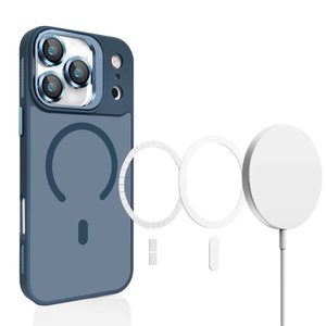 Magnetic <b>Wireless</b> <b>Charging</b> Electroplate TPU 360 Protection Full Body <b>Case</b> for //Google 17 16 15 14 Pro Max Plus - Product Image 6