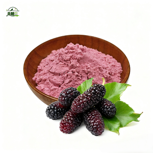 Estratto di gelso naturale estratto cosmetico 25% antocianina foglia di gelso organico succo di frutta in polvere - Product Image 2