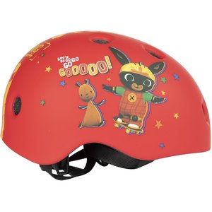 Casco da strada per skateboarder coniglietto Bing 48 - 52 cm protezione rosso - Product Image 1