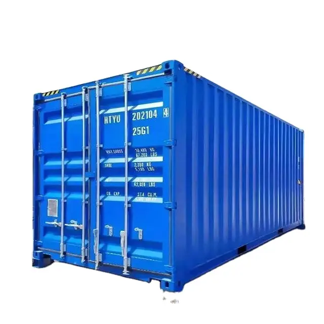 Contenedor de envío usado contenedor de 20 pies 40 pies HC 40 contenedor de lado abierto para exportación marítima de China a Sudáfrica EE. UU. Canadá