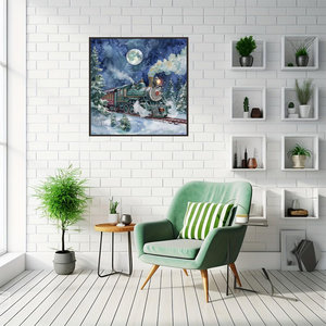 Cooleve Tự Làm Phong Cách Châu Âu Trừu Tượng Quảng Trường Acrylic Sơn Kim Cương Handpainted Đầy Đủ Khoan Cho Người Lớn Trẻ Em Cho Nhà/Văn Phòng - Product Image 2