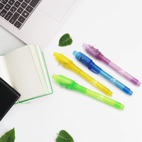 Lot de 8 stylos à encre invisible Top Secret UV pour enfants, cartes d'animaux magiques, sacs-cadeaux pour la classe