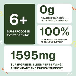 Gomitas de Superfrutas y Verduras OEM/ODM, con Vitamina B12, Vitamina B3 y Antioxidantes, Veganas, Sin Gluten - Product Image 2