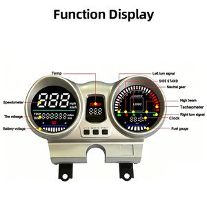 Velocímetro Digital LCD para Motocicleta, Tacómetro, Tablero de Instrumentos para Honda CBX250 CBF250 Twister - Product Image 4