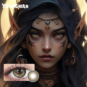 YITONGNIAN Natural Color <strong>Eye</strong> Lenses, Soft Tone Cosmetic Contact Lenses for Black <strong>Eyes</strong> - Product Image 2
