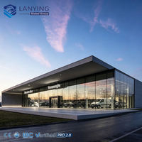 Estructuras de Acero Directas de Fábrica, Salas de Exhibición de Autos, Tiendas 4S, Edificios Prefabricados para Concesionarios de Autos, Metálicos con Certificación CWB