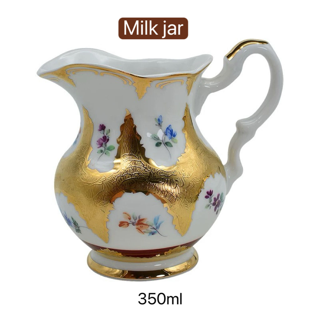 Tarro de leche dorada