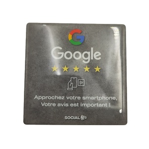 GSC 13.56MHz NFC RFID Tag Sticker PVC Matériel Instagram Review Epoxy NFC Plate for Your Target Price - Product Image 3