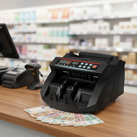 Compteur de billets professionnel à prix de gros avec écran LCD, détection IR, vitesse de comptage de 900 pièces, compteur de devises automatique 600