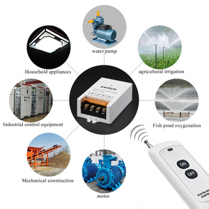 GLC 4-kênh <span class=keywords><strong>RF</strong></span> chuyển đổi không dây AC 220V điều khiển từ xa chuyển đổi cho đèn & ánh sáng 40A max. Hiện tại - Product Image 4